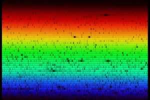 Light Spectrum of our Sun. Credit: N.A.Sharp, NOAO/NSO/Kitt Peak FTS/AURA/NSF